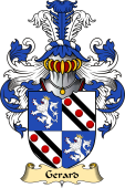 Welsh Family Coat of Arms (v.23) for Gerard (of Cheshire, Daughter m. Wynn of Gwydir)