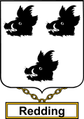 English Coat of Arms Shield Badge for Redding or Reading