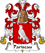 Coat of Arms from France for Parisot or Pariseau