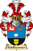 v.23 Coat of Family Arms from Germany for Kohlbrenner