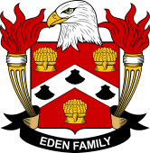 Coat of arms used by the Eden family in the United States of America