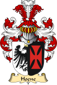 v.23 Coat of Family Arms from Germany for Hoene