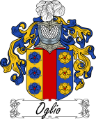 Araldica Italiana Coat of arms used by the Italian family Oglio