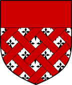English Family Shield for Thornburg (h)
