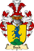 v.23 Coat of Family Arms from Germany for Buck
