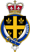 Families of Britain Coat of Arms Badge for: Banks (England)