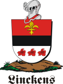 German shield on a mount for Linckens