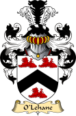 Irish Family Coat of Arms (v.23) for O'Lehane or Leehan