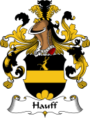 German Wappen Coat of Arms for Hauff