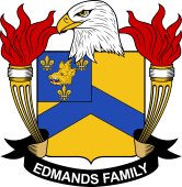 Coat of arms used by the Edmands family in the United States of America