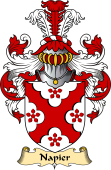 English Coat of Arms (v.23) for the family Napier