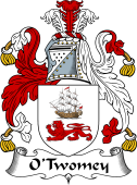 Irish Coat of Arms for O'Twomey or Tuama