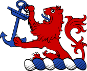 Family crest from Scotland for Fisher (Newhall)