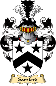 English Coat of Arms (v.23) for the family Samford