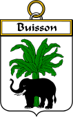 French Coat of Arms Badge for Buisson