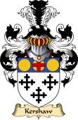 English Coat of Arms (v.23) for the family Kershaw