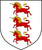 English Family Shield for Ragland (Wales)