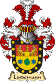 v.23 Coat of Family Arms from Germany for Lindemann