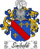 Araldica Italiana Coat of arms used by the Italian family Sinibaldi