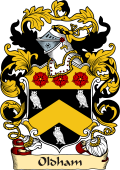 English or Welsh Family Coat of Arms (v.23) for Oldham (Oldham, Lancashire)