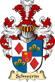 v.23 Coat of Family Arms from Germany for Schwerin
