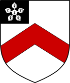 English Family Shield for Tyas or Tyes
