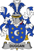 Irish Coat of Arms for Duggan or O'Duggan