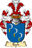 v.23 Coat of Family Arms from Germany for Roch