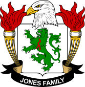 Coat of arms used by the Jones family in the United States of America