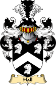 English Coat of Arms (v.23) for the family Hall
