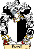 English or Welsh Family Coat of Arms (v.23) for Farrell (Warwickshire and Herefordshire)