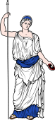 Gods and Goddesses Clipart image: Hera (Juno)