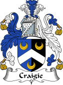 Scottish Coat of Arms for Craigie or Craig