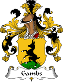 German Wappen Coat of Arms for Gambs