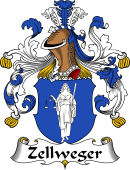 German Wappen Coat of Arms for Zellweger