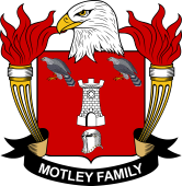 Coat of arms used by the Motley family in the United States of America