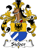 German Wappen Coat of Arms for Sieber