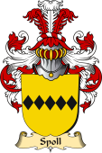 v.23 Coat of Family Arms from Germany for Spoll