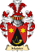 v.23 Coat of Family Arms from Germany for Maister