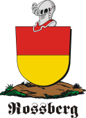 German shield on a mount for Rossberg