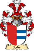 v.23 Coat of Family Arms from Germany for Sahr