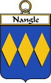 Irish Badge for Nangle or Costello