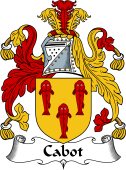 English Coat of Arms for Cabot