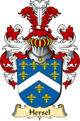 v.23 Coat of Family Arms from Germany for Hersel