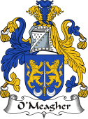 Irish Coat of Arms for O'Meagher or Maher