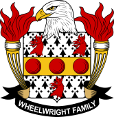 Coat of arms used by the Wheelwright family in the United States of America
