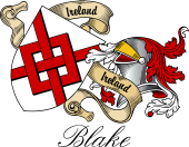 Sept (Clan) Coat of Arms from Ireland for Blake