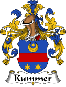 German Wappen Coat of Arms for Kummer