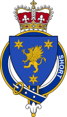 British Garter Coat of Arms for Short (England)