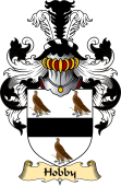 English Coat of Arms (v.23) for the family Hobby